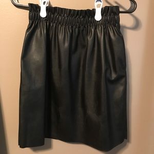 BRAND NEW Faux Leather Skirt